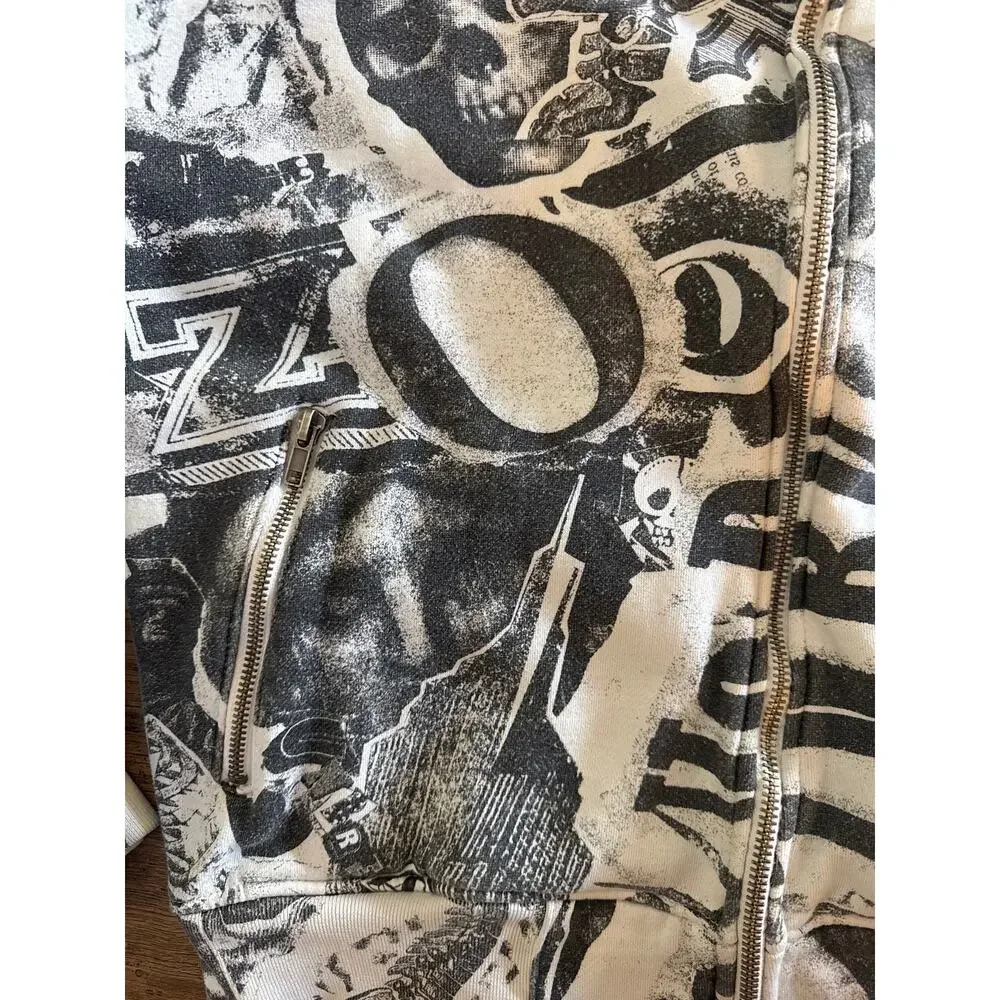 Skull NY graphics Zoo York hoodie M